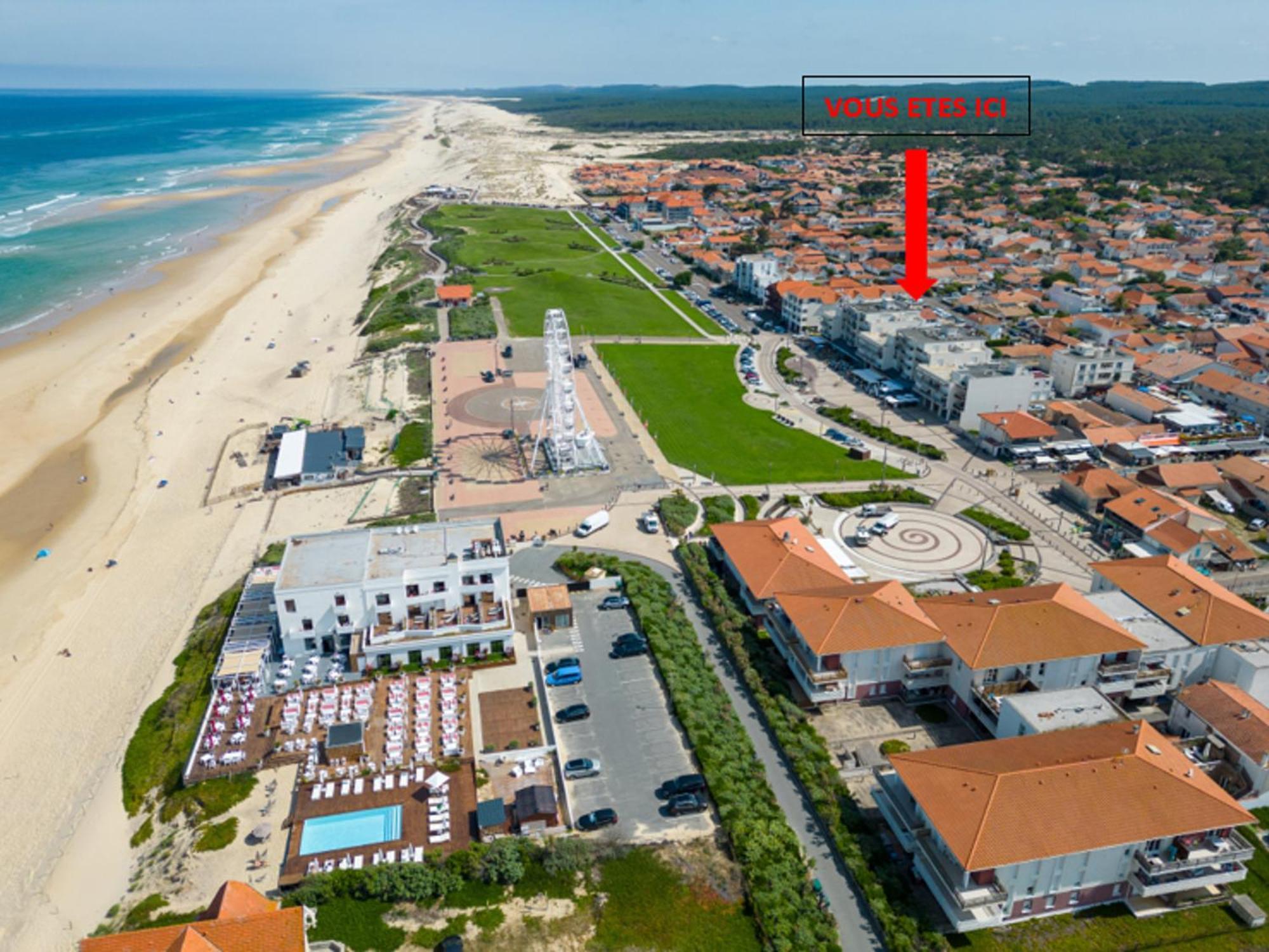 Biscarrosse Plage - Studio T1 Bis En Bord De Mer - Menage Inclus - Fr-1-319-185 Экстерьер фото